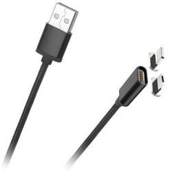 Krüger&Matz USB kábel mágneses Micro USB / Lightining (iPhone) Kruger&Matz