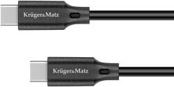 Krüger&Matz C típusú USB kábel - C típusú USB 100W 2, 5 m fekete Kruger&Matz Basic