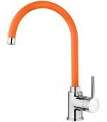 Strohm Teka Alaior Sp 995 egykaros álló konyhai mosogató csaptelep narancssárga, narancs színű, orange, dizájn, design, 55.995. 02.0FA / 55995020FA