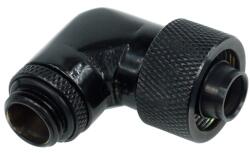 Alphacool HF 16/10 fitting 90° forgatható G1/4 - Deep Black /17081/