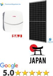 SAJ 5 kWp napelem rendszer, Japán 30 év garanciás Aiko napelem, 5.0 csillagos telepítési értékelés