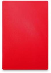 Hendi 825617 HDPE vágódeszka - 600 × 400 × 18 mm, piros (825617)