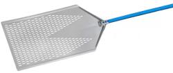 GI METAL Alumínium perforált by the metre pizza lapát 40x80 cm, 30 cm nyél (AMP-4080F/30)