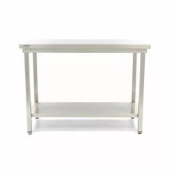 Maxima 09364006 rozsdamentes munkaasztal - 100 × 70 cm, hátsó felhajtás nélkül (09364006)