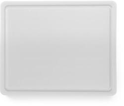 Hendi 826102 HDPE vágódeszka - 325 × 265 × 12 mm, fehér (826102)