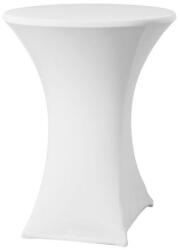 HENDI 813157 rugalmas bárasztalhuzat - fehér, Ø 850 × 970 mm (813157)