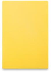 Hendi 825655 HDPE vágódeszka - 600 × 400 × 18 mm, sárga (825655)