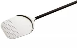 GI METAL Perforált Alumínium téglalap alakú pizza lapát 36x36 cm, 60 cm nyél (R-37RF/60)