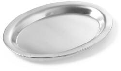 Hendi 405000 ovális rozsdamentes kávézótálca - 200 × 140 mm (405000)