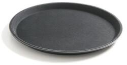 Hendi 508817 kerek, csúszásgátló poliészter tálca - Ø 350 × 22 mm, fekete (508817)