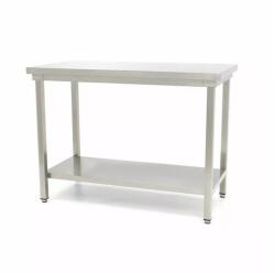 Maxima 09364015 rozsdamentes munkaasztal - 160 × 70 cm, hátsó felhajtás nélkül (09364015)