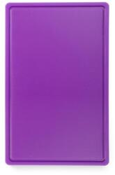 Hendi 826065 HDPE vágódeszka - 530 × 325 × 15 mm, lila (826065)