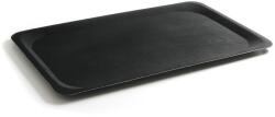 Hendi 508619 csúszásgátló poliészter tálca - 370 × 530 × 18 mm, fekete (508619)