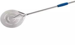GI METAL Nápolyi stilusú - Rozsdamentes kicsi pizza lapát 23 cm 150 cm nyél (IN-23F)