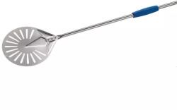 GI METAL Perforált Rozsdamentes kicsi pizza lapát 2 db nyél 26 cm 180 cm nyél (I-26FS/180)