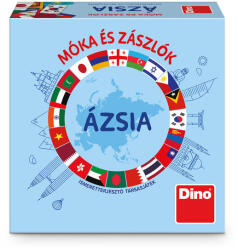 Dino Móka és zászlók - Ázsia