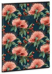 Ars Una Füzet vonalas ARS UNA A/4 40 lapos Extra kapcsos Flowery Green (53114198) - fotoland