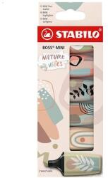 STABILO Szövegkiemelő STABILO Boss Mini Naturevibes 6 darabos (07/06-31) - fotoland