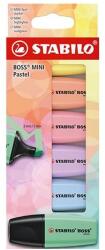 STABILO Szövegkiemelő készlet STABILO Boss Mini Pastel 6 darabos (07/6-2-01) - fotoland