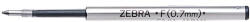 Zebra Tollbetét golyós ZEBRA F 0, 7 mm fém kék (07.03484)