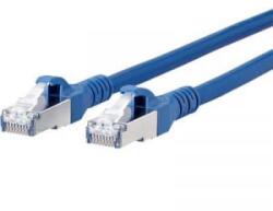 METZ CONNECT RJ45 Hálózati csatlakozókábel, CAT 6A S/FTP [1x RJ45 dugó - 1x RJ45 dugó] 7 m, kék BTR Netcom - aqua