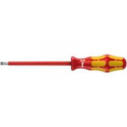Wera VDE Egyenes pengéjű csavarhúzó Wera 160 i Pengeszélesség: 8 mm Penge hossz: 200 mm DIN EN 60900 (05006135001)
