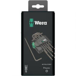 Wera TORX Hajlított csavarhúzó készlet 9 részes Wera 967 PKL/9 SB SiS