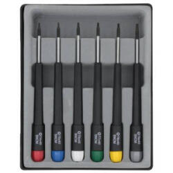 Donau Elektronik T profilú Torx csavarhúzó készlet, 6 részes, pengehossz 40 mm, T4-T9, Donau 280-67 (280-67)