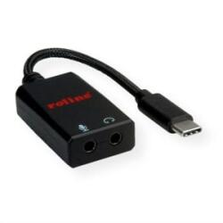 Roline USB Type-C - 2x3, 5mm Jack adapter 0, 13m (12.03. 3209-20)
