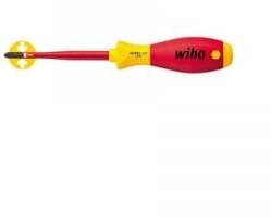 Wiha VDE Plusz/mínusz csavarhúzó Wiha SoftFinish electric slimFix 3281 Méret SL/PZ 1 Penge hossz: 80 mm