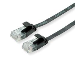 Valueline Kábel UTP CAT6a lapos kivitel 0, 5m, fekete (21.99.0820-40)