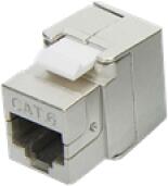 NIKOMAX Keystone betét STP, CAT6a, RJ45/8P8C, T568A/B, 180° szerszám nélkül szerelhető (NMC-KJSA2-ET-MT)