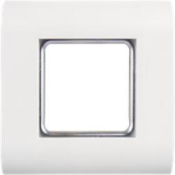 NIKOMAX Mosaic keret 45x45mm, 1 portos, 80x80x8 mm (NMC-PL1PM-WT) - cyberdepo