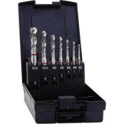 Exact Gépi menetfúró készlet 7 részes HSS-E M3, M4, M5, M6, M8, M10, M12 menethez Exact 43694