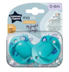 Tommee Tippee 333841 0-6hó nyugtató cumi Moda Midnight Jungl