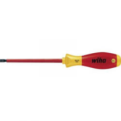 Wiha VDE Egyenes pengéjű csavarhúzó Wiha SoftFinish electric 00824 Pengeszélesség: 4.5 mm Penge hossz: 125 mm