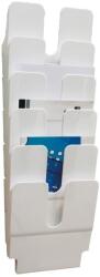 Durable Prospektustartó A4, Durable Flexiplus 6 db/csomag, fehér (1700008011) - web24