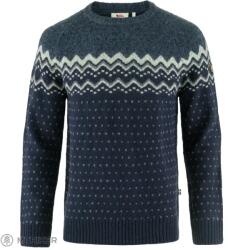 Fjällräven Övik Knit pulóver, dark navy/mountain blue (XL)