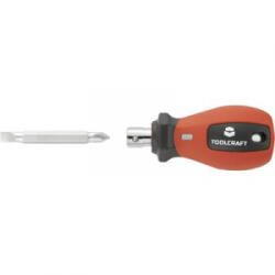 TOOLCRAFT Csavarhúzó, univerzális hajtó bittel 56 g, TOOLCRAFT