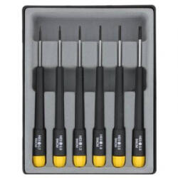 Donau Elektronik Hatlapú csavarhúzó készlet (metrikus), 6 részes, pengehossz 40 mm, Donau 280-63