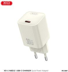 XO L148 PD 30W gyorstöltő (Bézs) - USB-C csatlakozó