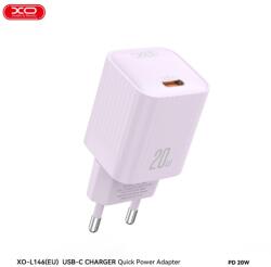 XO L146 PD 20W gyorstöltő (Lila) - USB-C csatlakozó