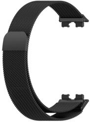 Mybandz 23503 HUAWEI BAND 8-9 MILÁNÓI MÁGNESES FÉM ÓRASZÍJ/FEKETE (23503)