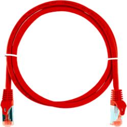 NIKOMAX Patch kábel S/FTP CAT6a LSOH, Essential Series, 5m, piros NMC-PC4SA55B-ES-050-C-RD (NMC-PC4SA55B-ES-050-C-RD)