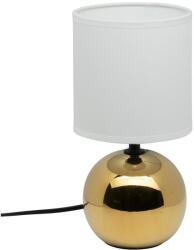 Atmosphera Atmosphera - Asztali lámpa TIMÉO 1xE14/60W/230V arany/fehér P6488 (P6488)