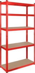 Rebel Fém polc 180x90x40 piros Rebel (RB-1251R)