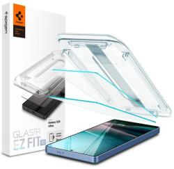 Spigen AGL09082 Samsung Galaxy S25 Ultra Spigen GlastR EZ Fit HD edzett üveg képernyővédő fólia, felhelyezést segítő kerettel, 2 db-os csomag, átlátszó (AGL09082)