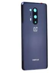 OnePlus 8 Pro akkufedél (hátlap) kamera lencsével, fekete (Gyári, Grade A)
