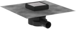 Hansgrohe RainDrain Point - Padlólefolyó, 10x10 cm, csiszolt rozsdamentes acélból 56247800 (56247800)