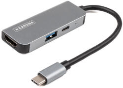 Caruba 3 az 1-ben USB C hub (CUSB 7)